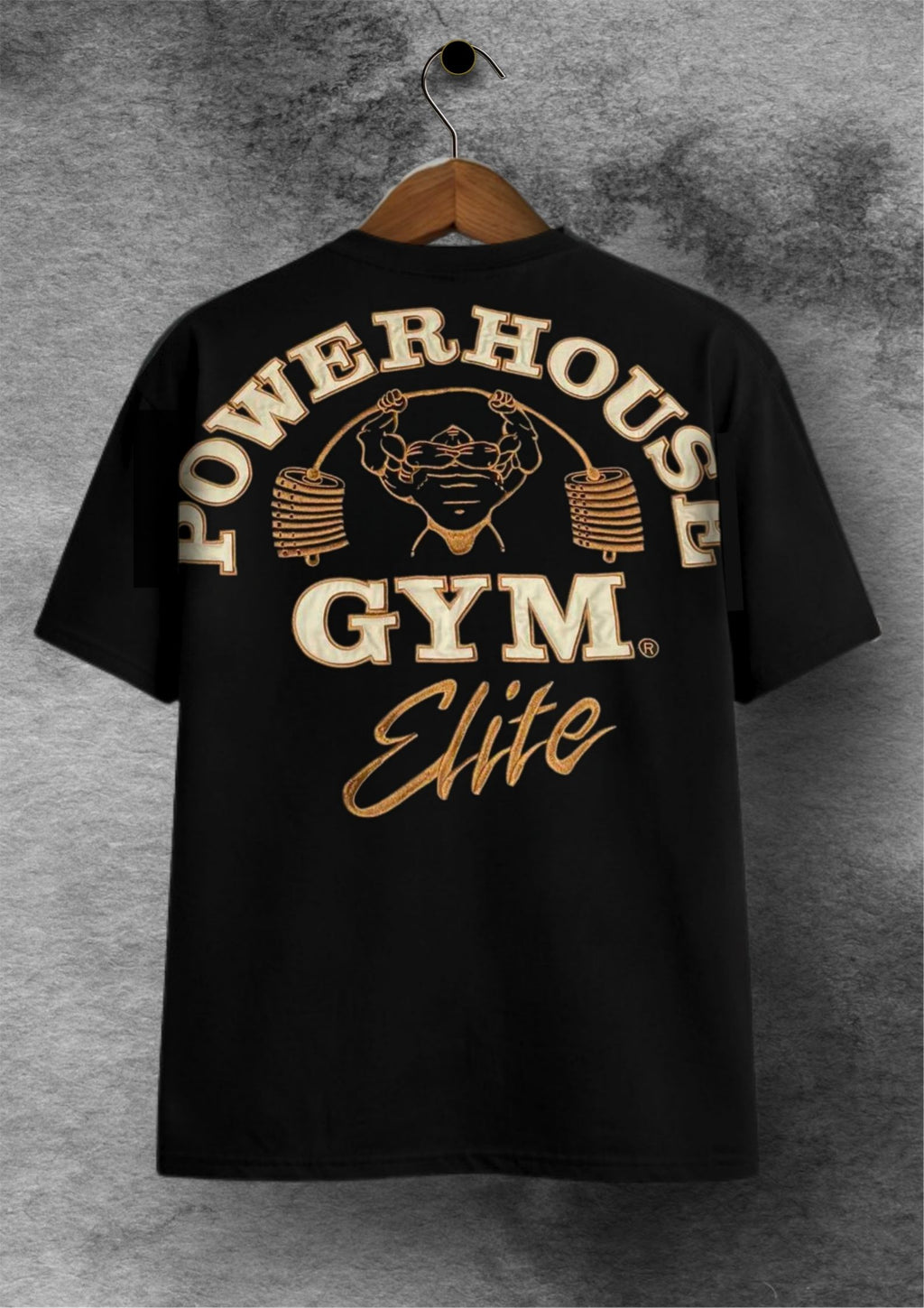 Oversized Black & Gold Tee