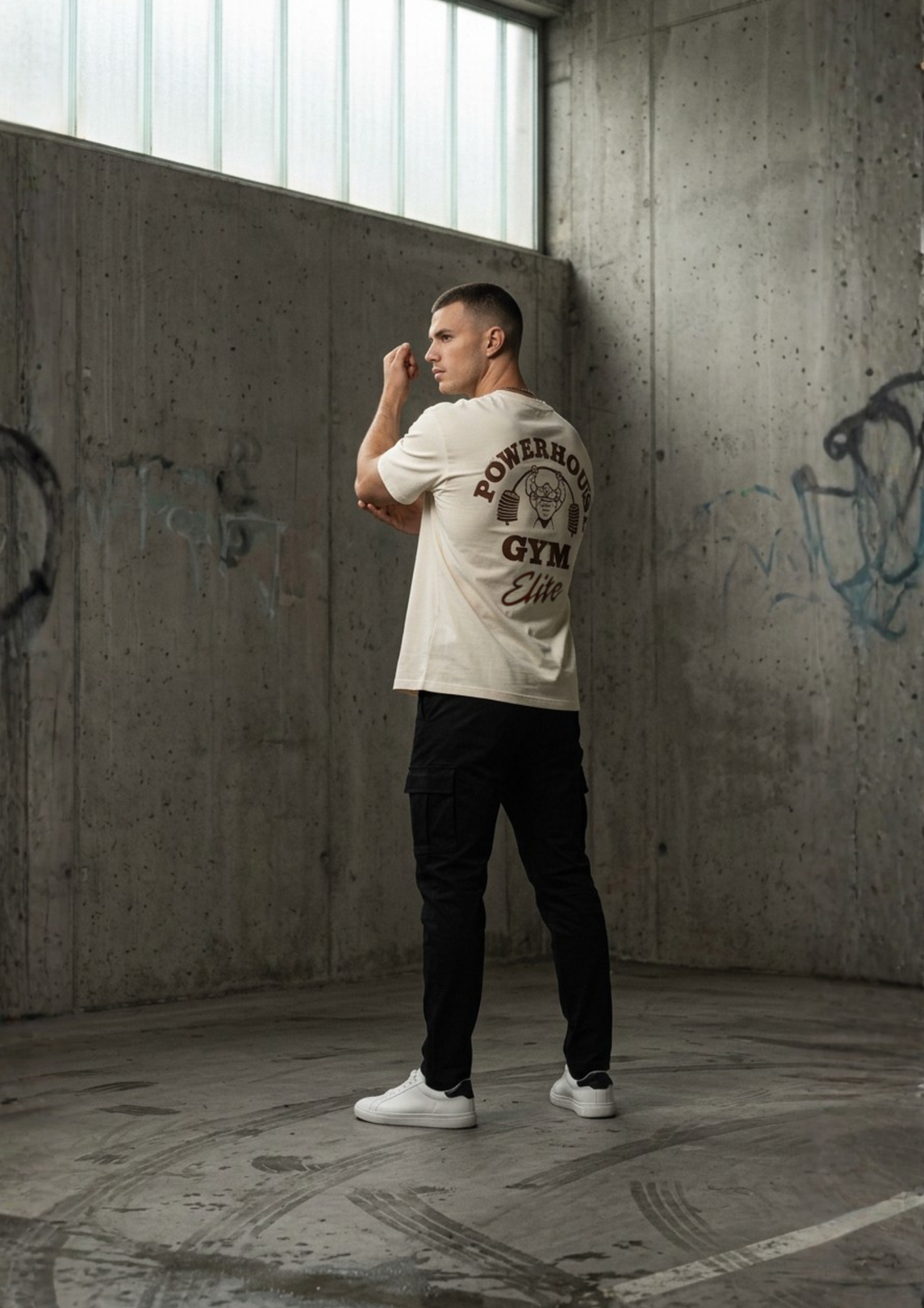 Oversized Off-White Powerhouse Tee