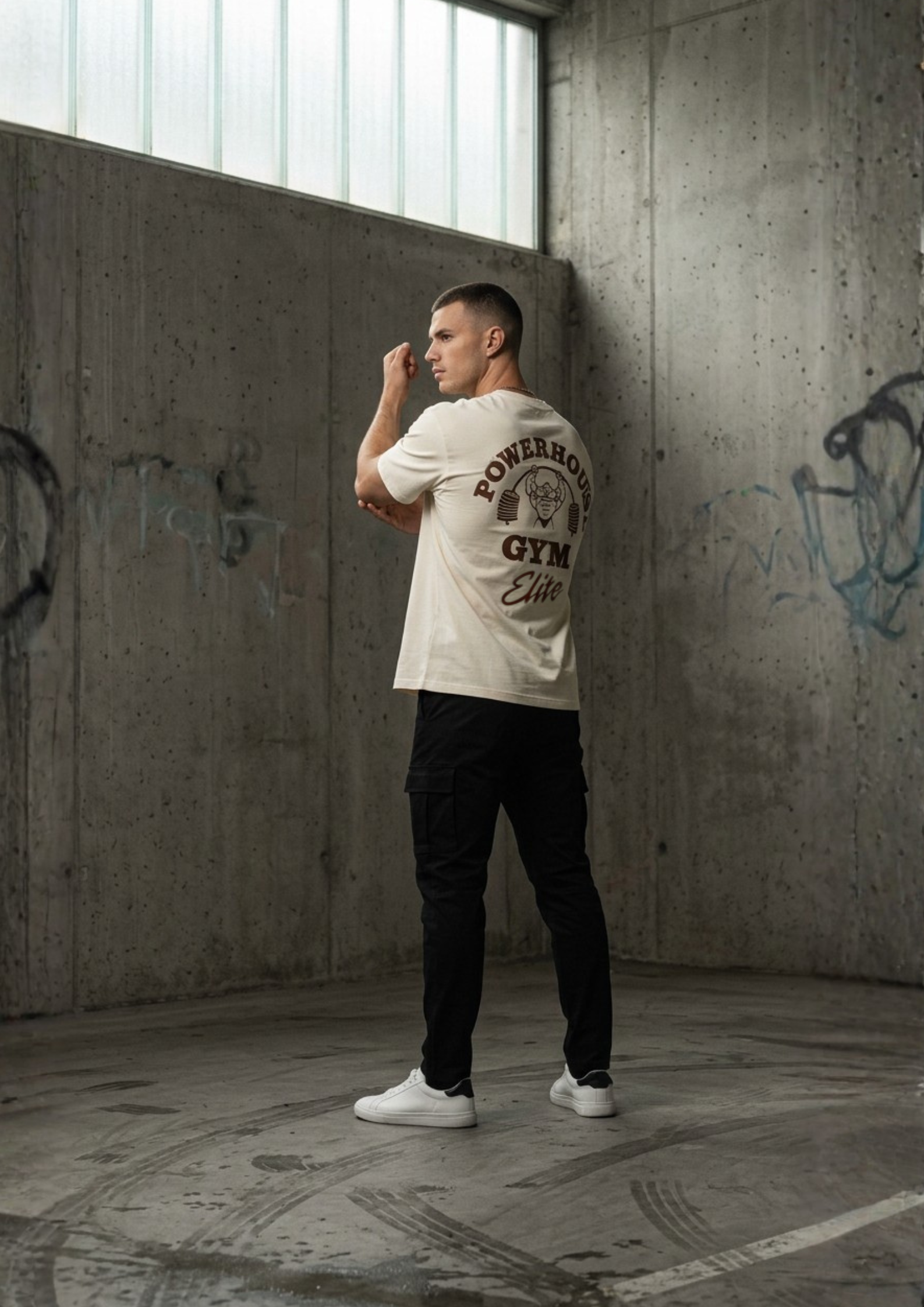 Oversized Off-White Powerhouse Tee