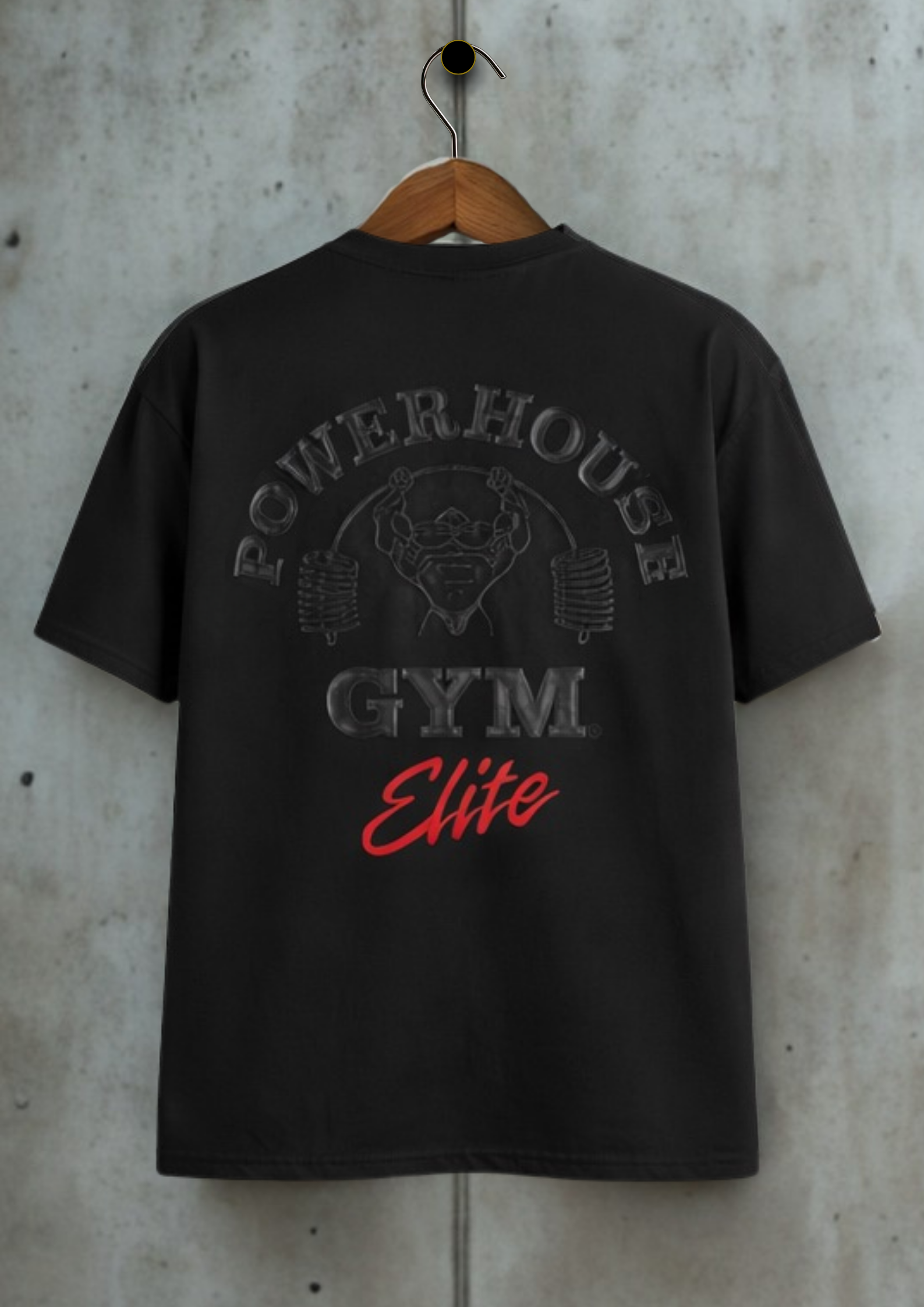 Oversized Black Powerhouse Tee